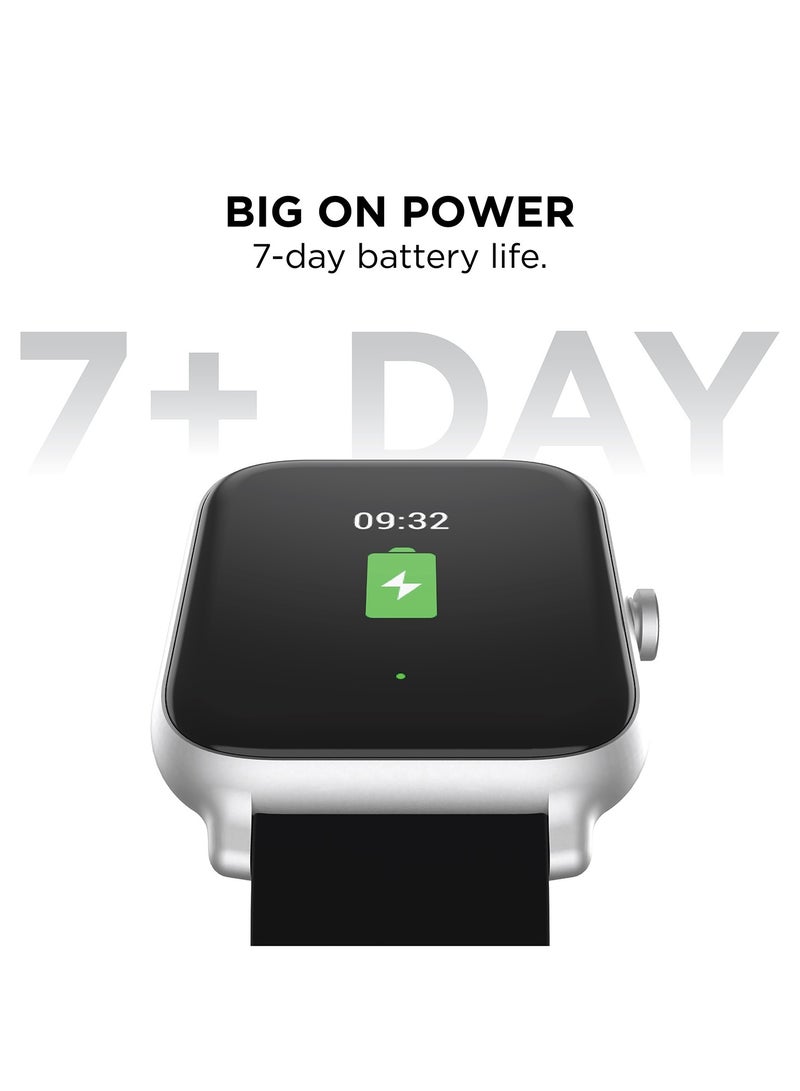 إيفو ساعة تتبع اللياقة البدنية للجنسين   فضيأسود - Image 5