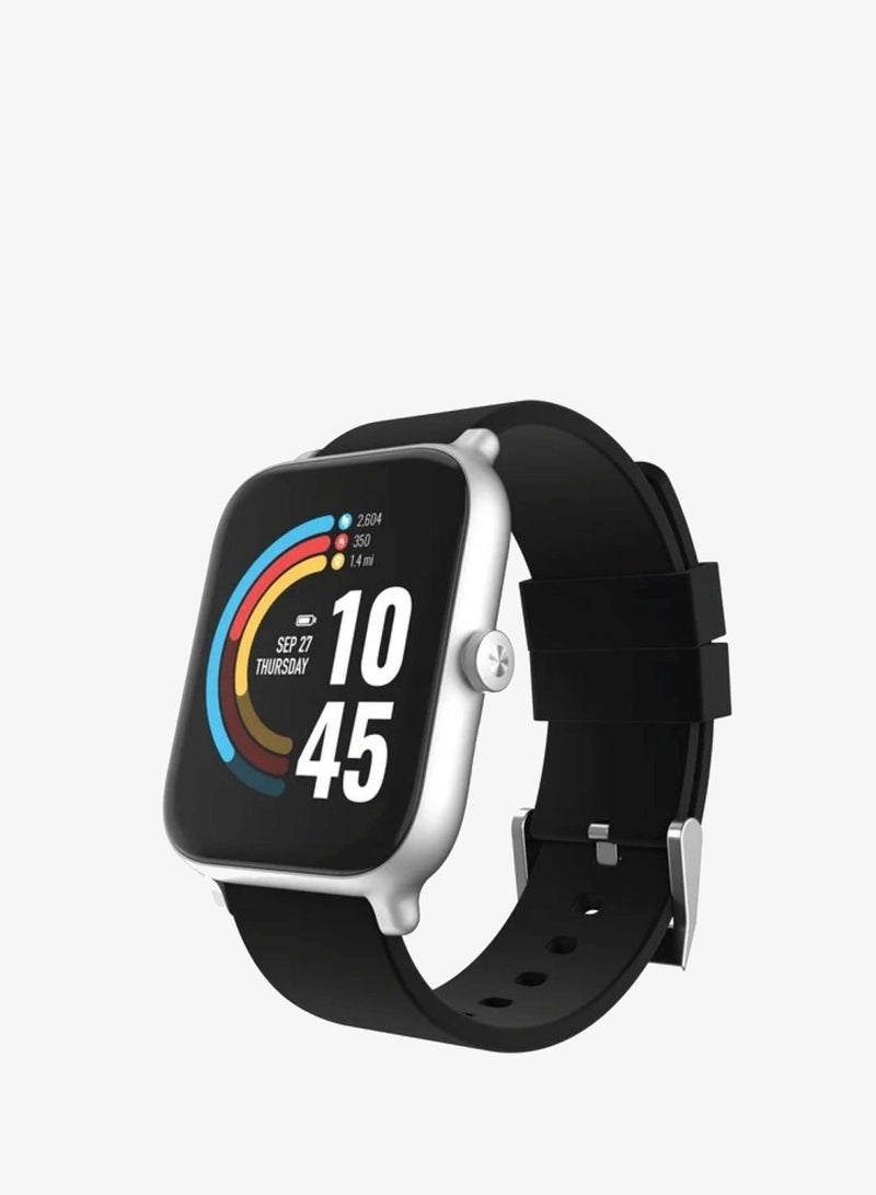 Evo 24/7 Unisex Fitness Tracker Watch Silver/Black, EV1S01-G10 - Image 1
