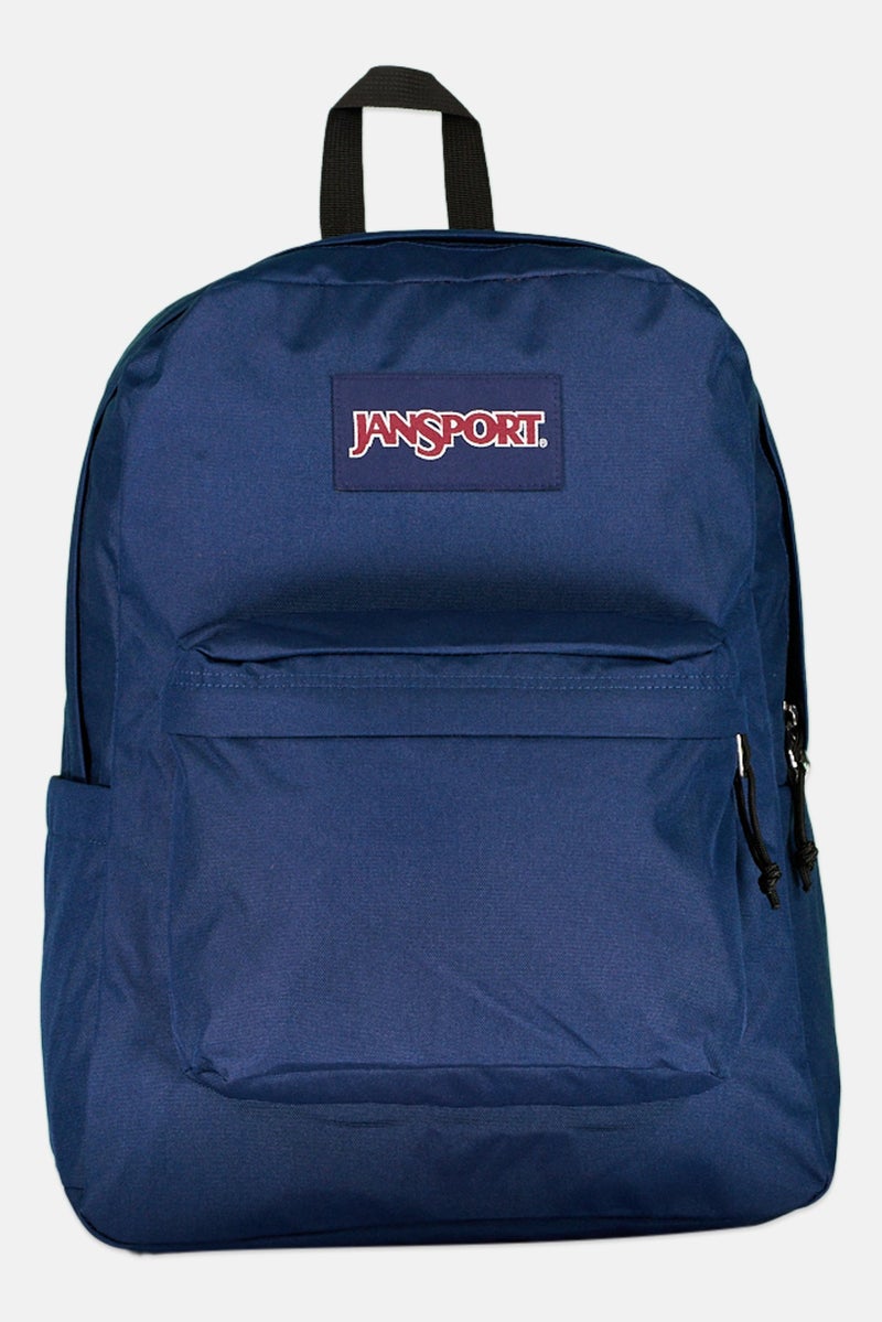 JANSPORT Women Brand Logo Backpack 29 L x 43 H x 13 W cm, Navy Blue  - Image 1