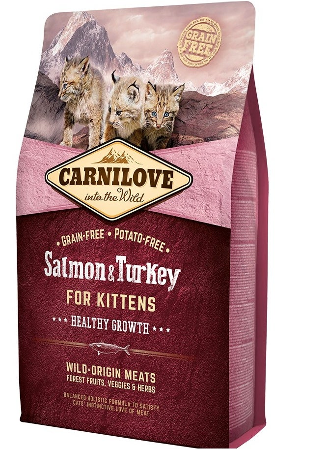 CARNILOVE - Salmon & Turkey for Kittens 6kg - Image 1
