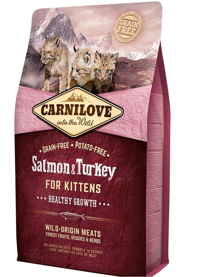 CARNILOVE - Salmon & Turkey for Kittens 6kg - Image 1