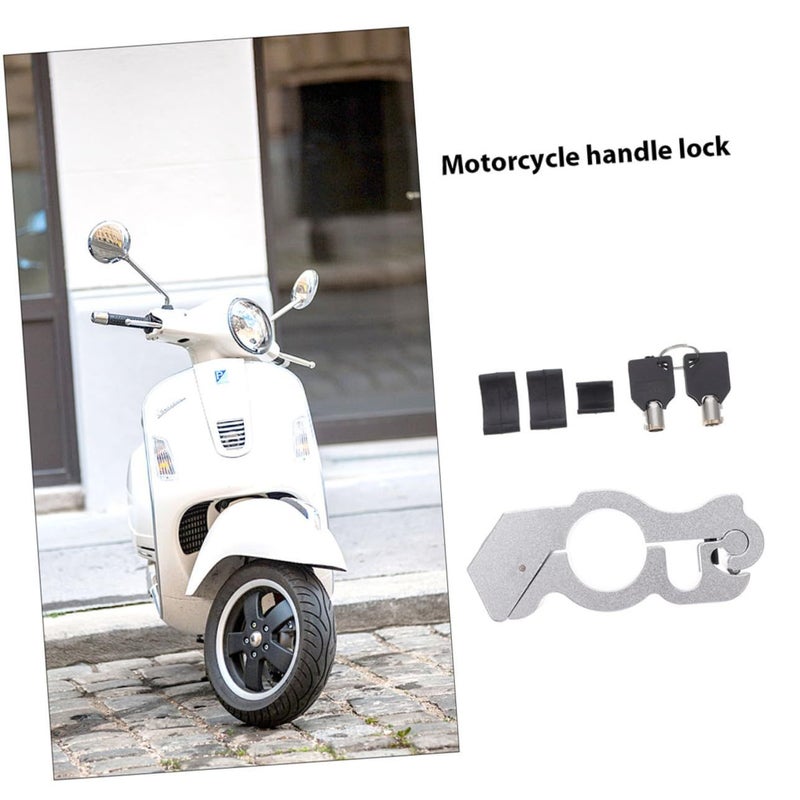 Heavy Duty Motorcycle Scooter U Lock Aluminum Alloy Handlebar Security Lock - Image 5