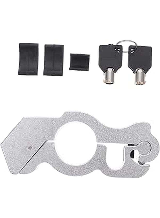 Heavy Duty Motorcycle Scooter U Lock Aluminum Alloy Handlebar Security Lock - Image 1