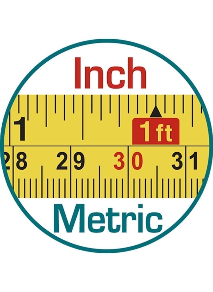 Fixer Heavy-Duty Measuring Tape – 5M × 19MM & 7.5M × 25MM – Auto-Lock, Steel Blade & Belt Clip - Image 3