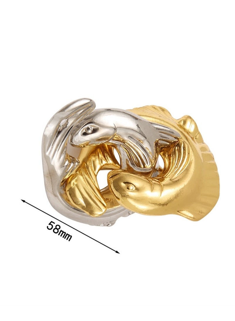 6pcs zinc alloy unlocking magic alloy educational toy nine-link intellectual unlocking buckle  - Image 5