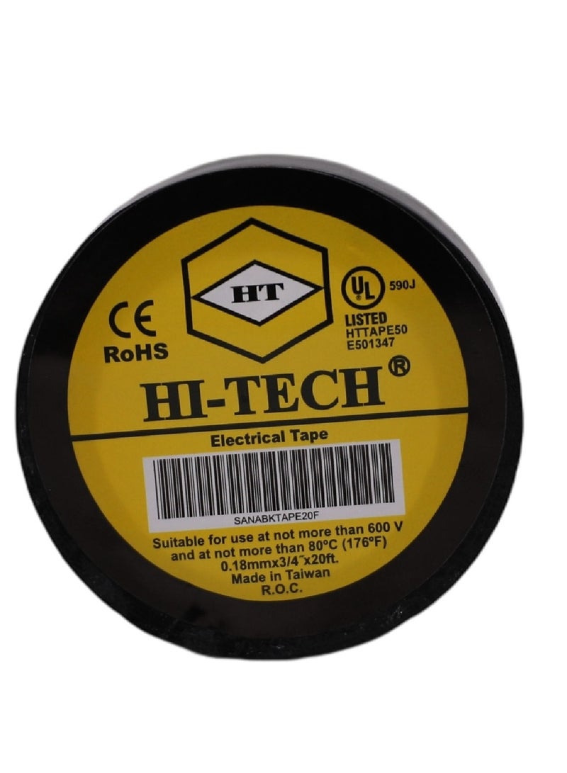 Hi-Tech Electrical Tape - Black - Image 1