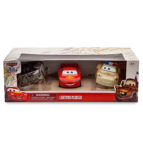 Disney store مجموعة سيارات ديزني ستور للأطفال غير محددة الجنس - لايتنينغ مكوين - سيارات على الطريق - Image 4