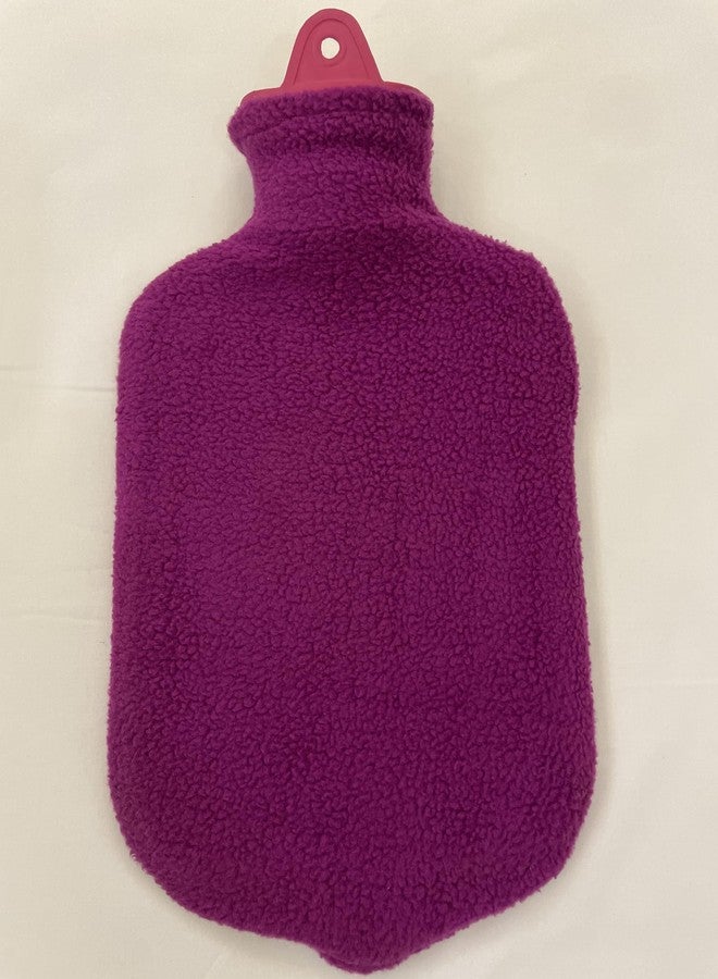 Classic Super Rubber Hot Water Bottle Bag with Cover, 1.5 Litre Capacity, for muscular pain, supports injury, neck sprain, menstrual cramps, abdominal discomfort, for Pain Relief, joint pains- - Image 1