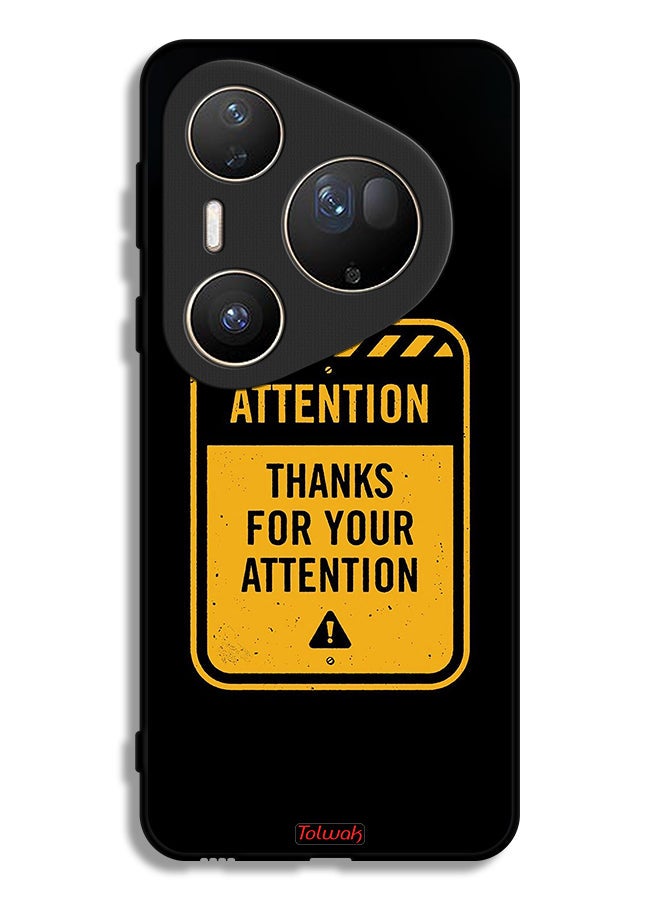 Tolwak Huawei Pura 80 Ultra Protective Case Cover Thanks For Attention - Image 1