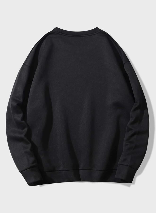 Kotty Kotty Slogan Print Round Neck Sweatshirt  - Image 3