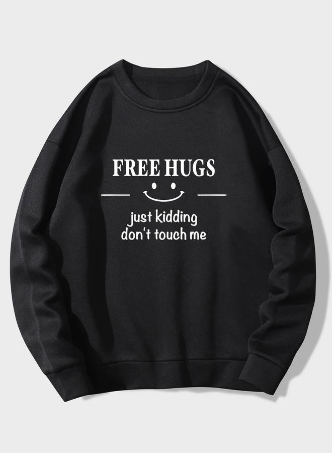 Kotty Kotty Slogan Print Round Neck Sweatshirt  - Image 1