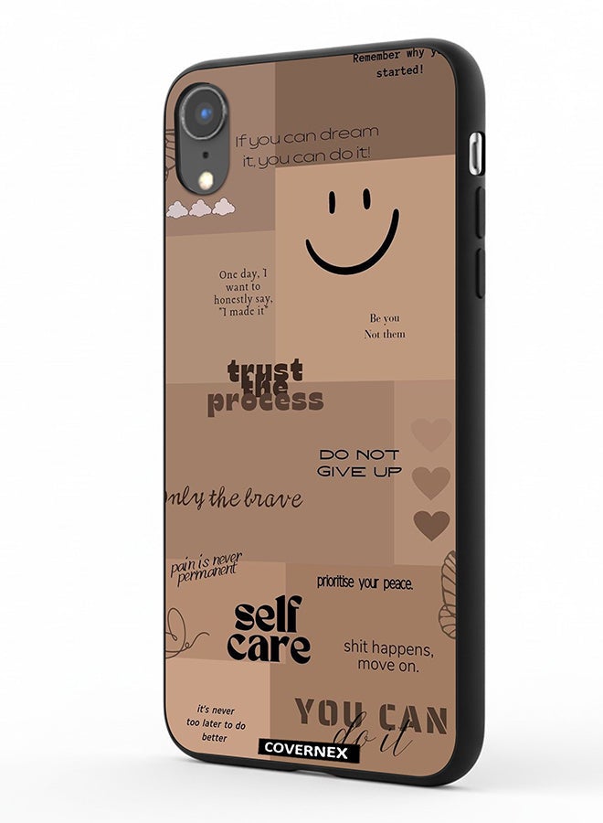 Covernex Apple iPhone XR Protective Case Cover Printed Featuring The Mindset Journal - Image 1