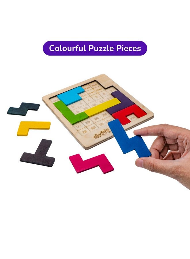 Cubelelo Cubelelo Drift Weekday Calendar Puzzle | Fun & Educational 7-Day Calendar Puzzle for All Ages | Enhance Cognitive Skills & Time Management Kids, Adults  - Image 5