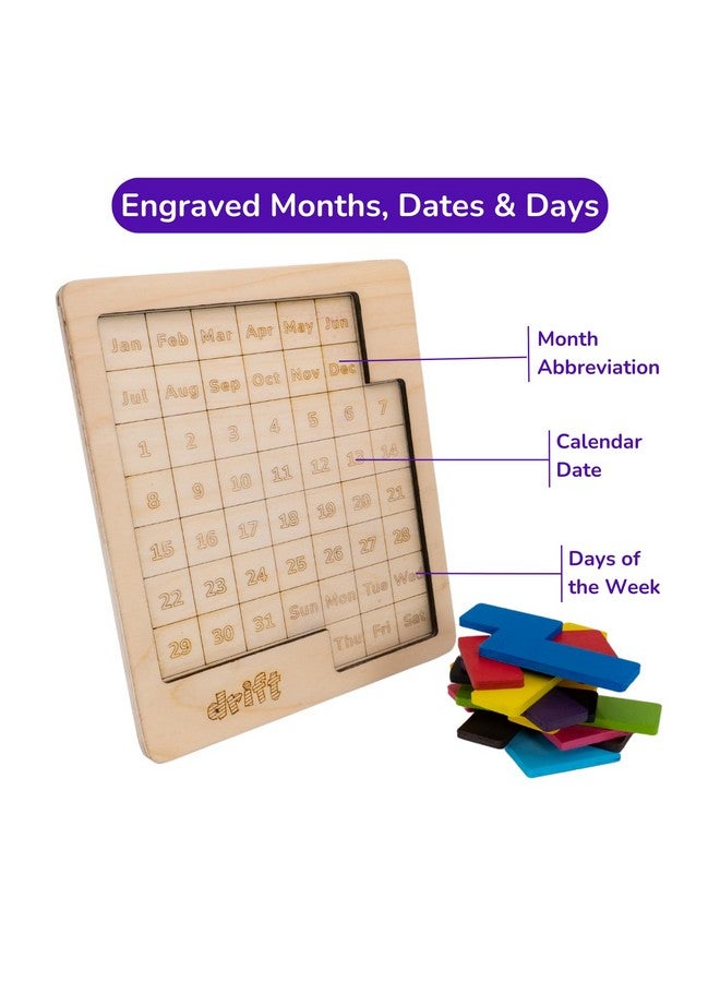 Cubelelo Cubelelo Drift Weekday Calendar Puzzle | Fun & Educational 7-Day Calendar Puzzle for All Ages | Enhance Cognitive Skills & Time Management Kids, Adults  - Image 3