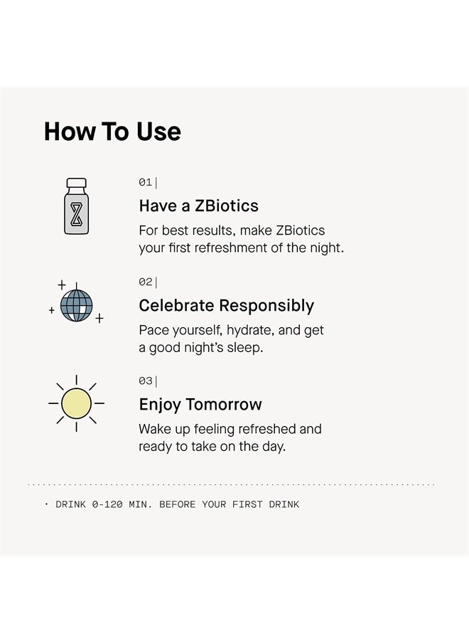 ZBiotics - ® Probiotic Drink — 0.50 Fl Oz (6 Pack of .5 Fl Oz) - Image 1