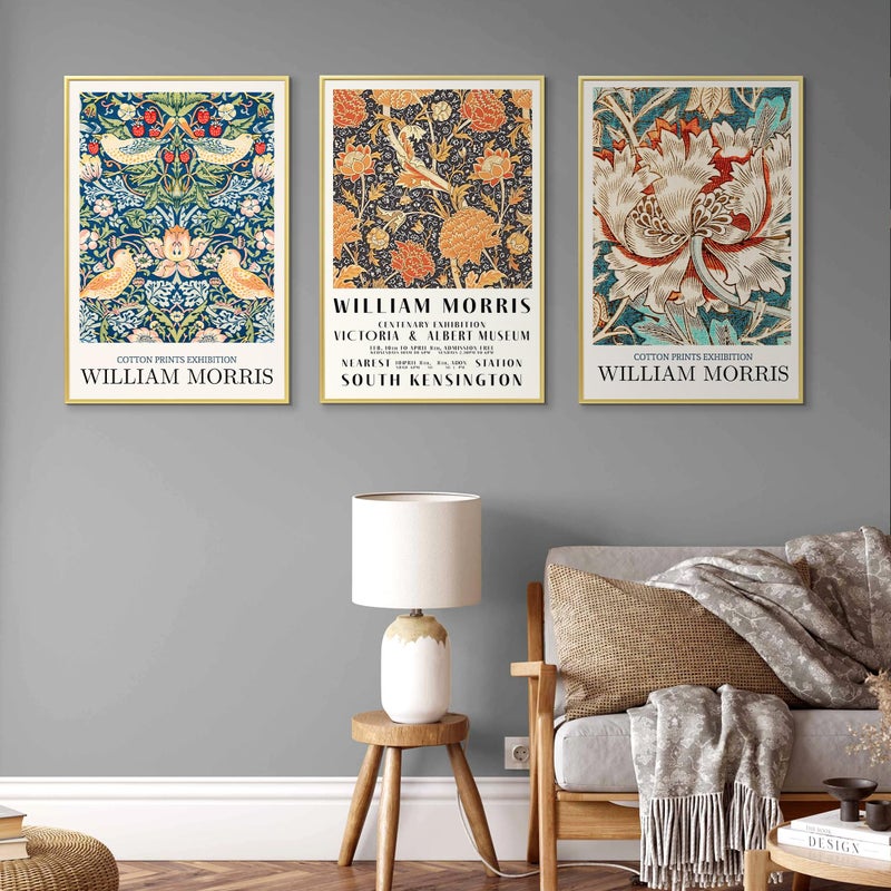 upsimples 20x30 Picture Frame Gold 3 Pack, Scratch-Proof Poster Frames 20 x 30 for Photo Gallery - Slide-In Strips, Horizontal or Vertical Wall Mounting - Image 5