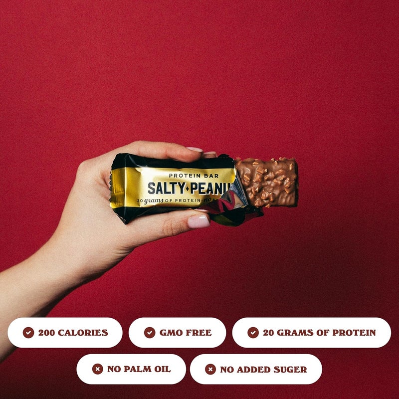 Barebells Protein Bars Salty Peanut – 12 Count, 54g Bars – High Protein Snack - Image 3