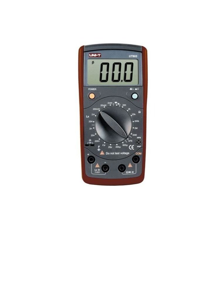 UNI-T UNI-T 7720061 UT603 UT600 Series Inductance Capacitance Meter, 9 V, Red/Grey  - Image 3