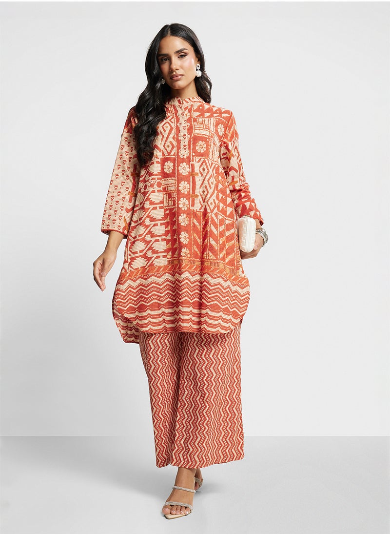 Biba - Kurta & Palazzo Set - Image 1