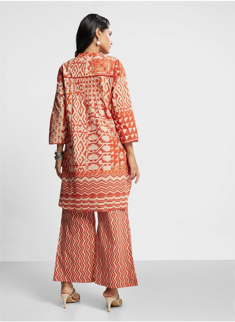 Biba - Kurta & Palazzo Set - Image 1