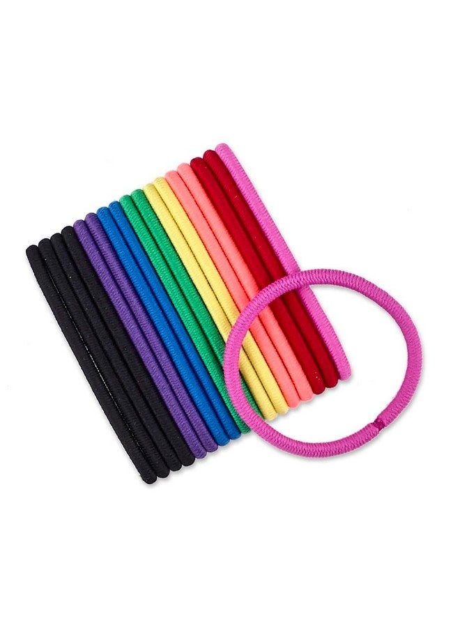 سكانشي ربطات شعر مرنة متعددة الألوان لا تسبب ضررًا، 18 قيراط - Image 2