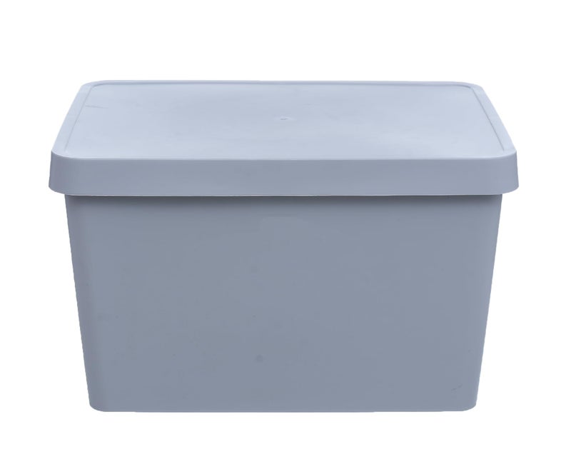 Gondol Vinto Storage Box with Lid (17 LT) (277 * 370 * 218 mm) Grey - Image 1