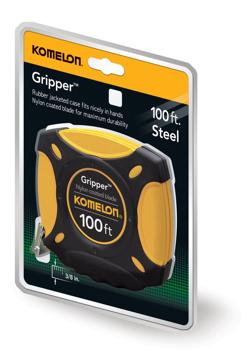 Komelon 9901 Gripper Closed Case Long Steel Tape Measure, 100-Feet - Image 2
