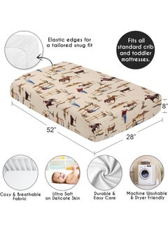 Sweet Jojo Designs Sweet Jojo Designs Fitted Crib Sheet for Wild West Cowboy Bedding Sets  - Image 4