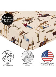 Sweet Jojo Designs Sweet Jojo Designs Fitted Crib Sheet for Wild West Cowboy Bedding Sets  - Image 5