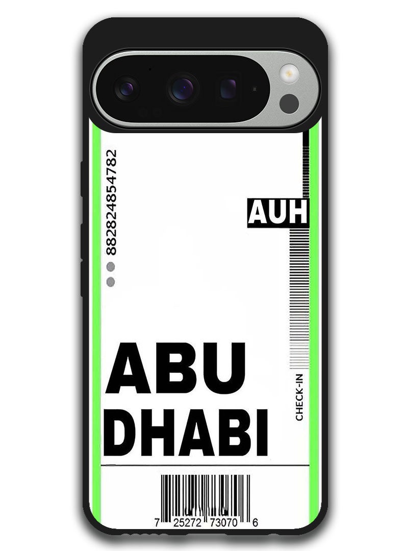 Theodor Protective Case Anti Scratch Shock Proof Bumper Cover For Google Pixel 9 Pro AUH boarding pass - Image 1