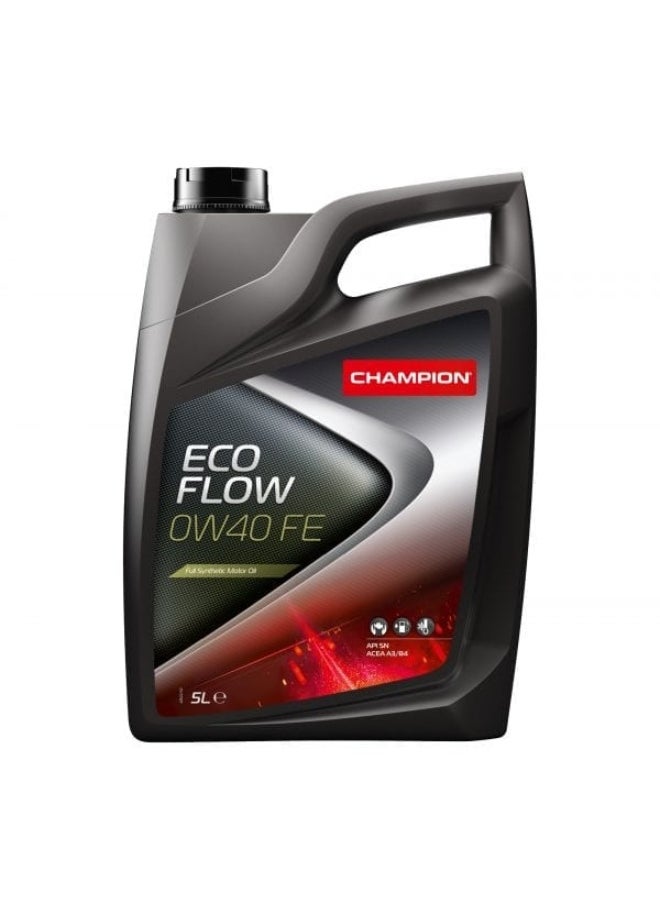 Champion - Eco Flow 0W40 Fe Sn Synthetic - 5L - Image 1