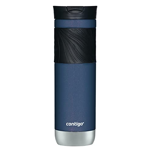 Contigo Byron 2.0 Stainless Steel Travel Mug with Snapseal Lid and Grip, 24oz, Midnight Berry, BPA Free and Leak Proof - Image 2