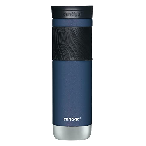 Contigo Byron 2.0 Stainless Steel Travel Mug with Snapseal Lid and Grip, 24oz, Midnight Berry, BPA Free and Leak Proof - Image 1