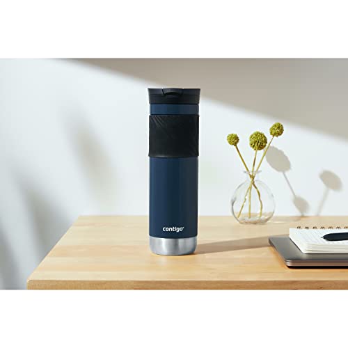 Contigo Byron 2.0 Stainless Steel Travel Mug with Snapseal Lid and Grip, 24oz, Midnight Berry, BPA Free and Leak Proof - Image 5