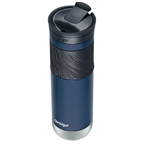 Contigo Byron 2.0 Stainless Steel Travel Mug with Snapseal Lid and Grip, 24oz, Midnight Berry, BPA Free and Leak Proof - Image 4
