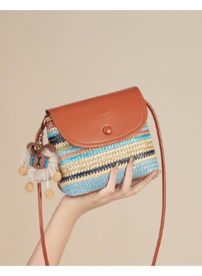 St&Sat Women's Crossbody Bag, Fashionable Colorful Shoulder Bag, Versatile Commuter Small Square Bag For Women - Image 1