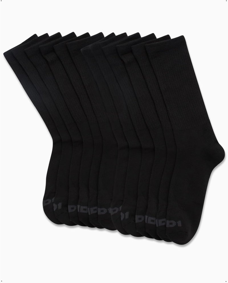 And1 Mens Crew Socks - 12 Pack Moisture Wicking Cushioned Performance Breathable Athletic Socks for Men (Sizes: 6-12.5) - Image 3