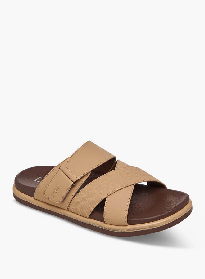 LBL by Shoexpress صنادل رجالية بحزام متقاطع - Image 1