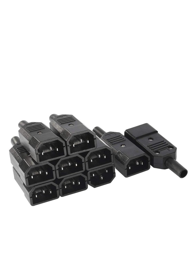 DKURVE C14 Power Socket Adapter Connector 10Pcs - Image 1