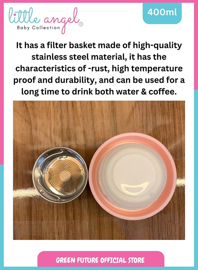 Little Angel Kids Water Bottle Stainless Steel 400 ML - Image 4