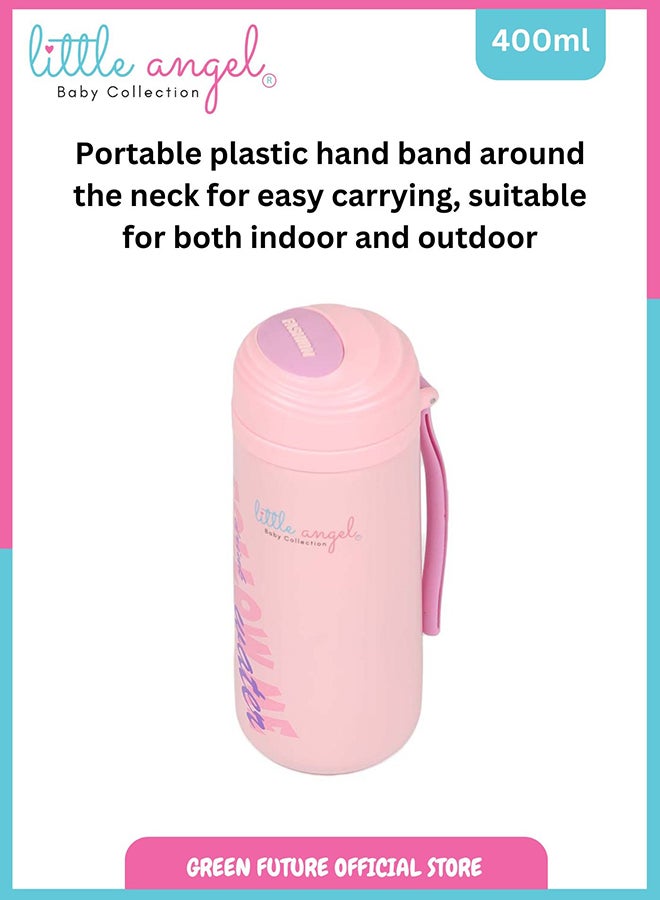 Little Angel Kids Water Bottle Stainless Steel 400 ML - Image 3