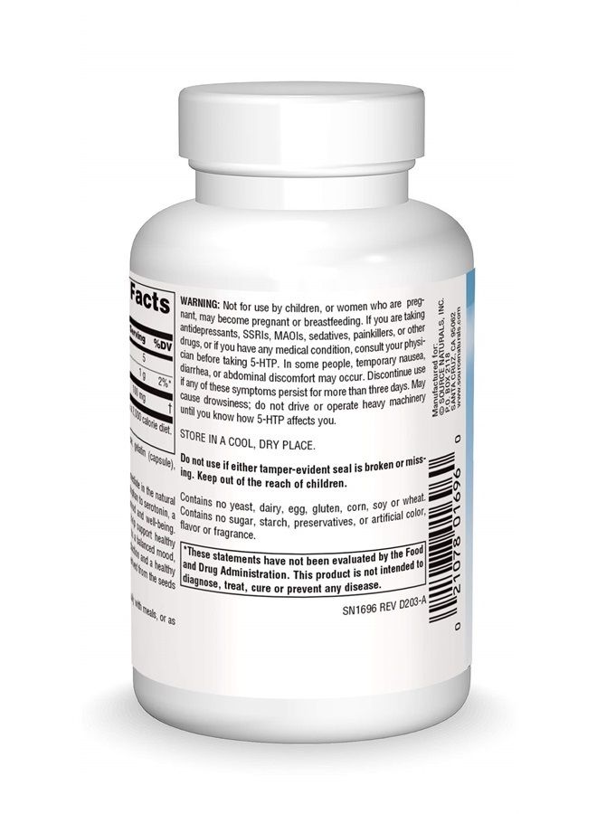 Source Naturals Serene Science 5-HTP 100 mg - 120 Capsules - Image 2
