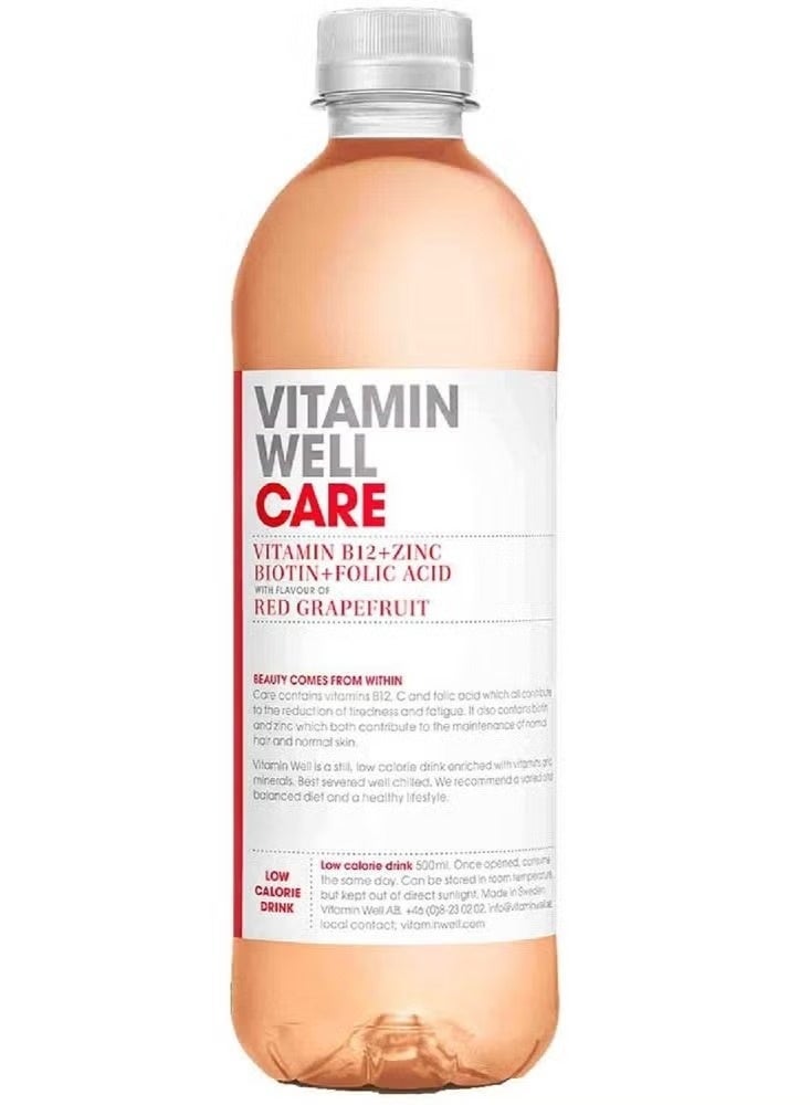 فيتامين ويل كير مشروب فيتامينات بنكهة الجريب فروت الأحمر 500 مل – عبوة 12 - Image 4