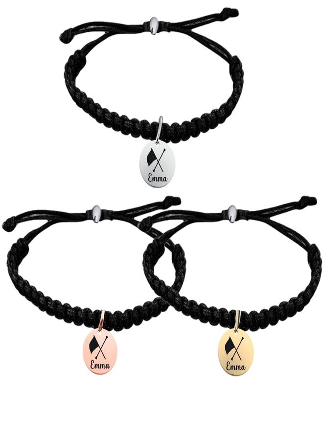 Sportybella Personalized Color Guard Necklace, Color Guard Gifts for Women, Teens, Custom Engraved Color Guard Pendant Name - Image 2