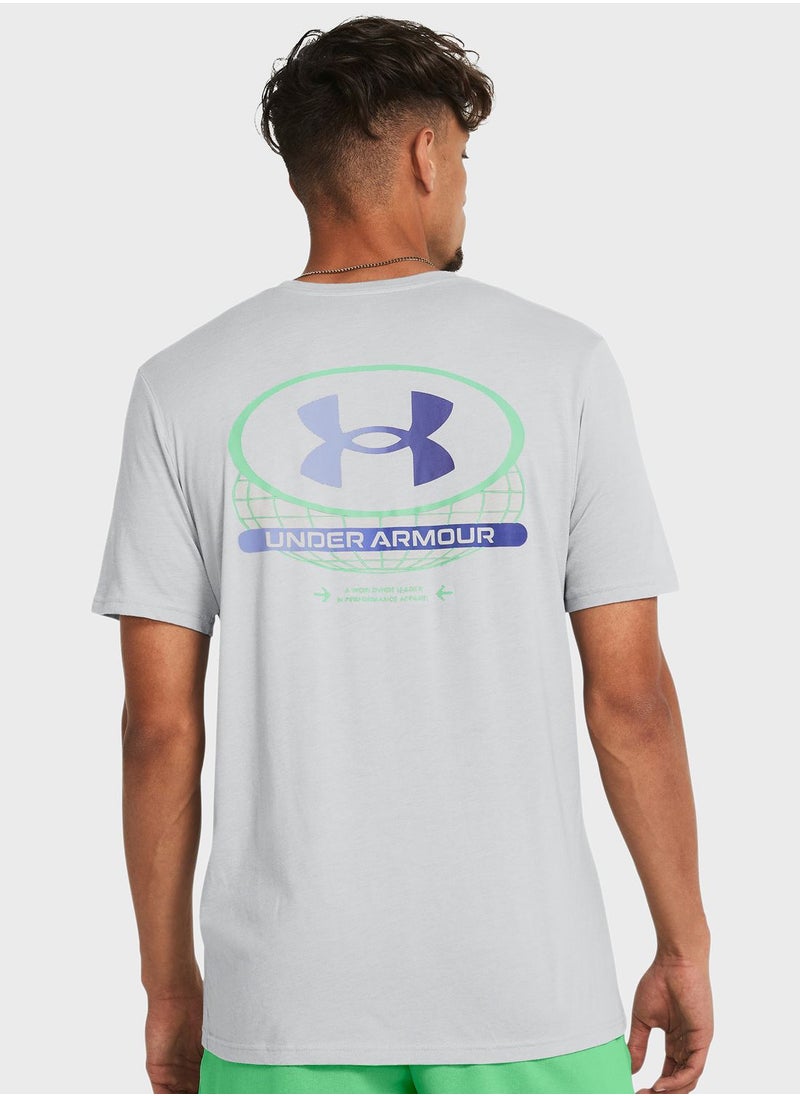 UNDER ARMOUR Global Lockertag Short Sleeve T-Shirt  - Image 2