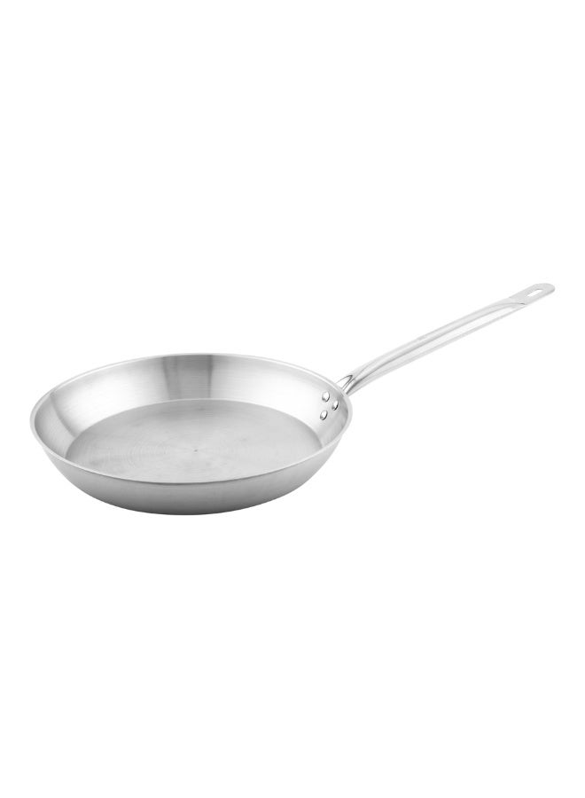 Restaurantware Stainless Steel Induction Ready 12" Fry Pan, Small Frying Pan - Non-Stick - Heavy Duty, Professional, Commercial Grade - 1ct Box - Met Lux - Image 1