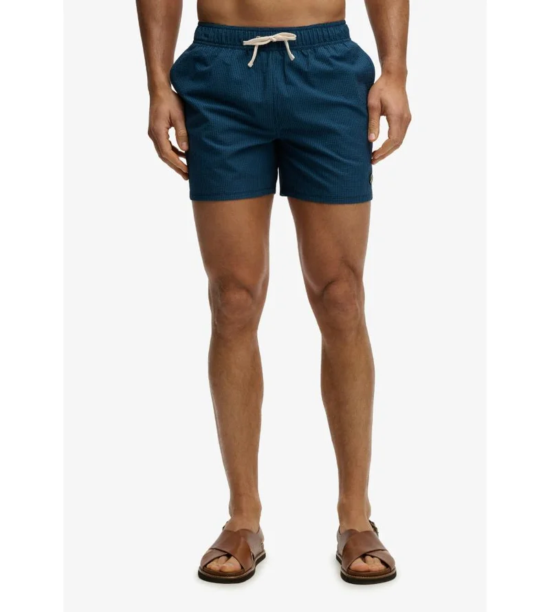 Superdry Seer Sucker 15-inch Swim Shorts