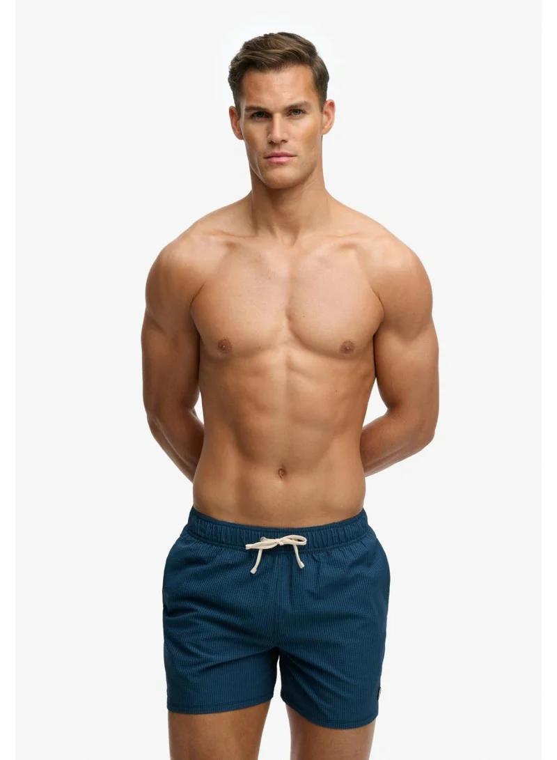 Superdry Seer Sucker 15-inch Swim Shorts