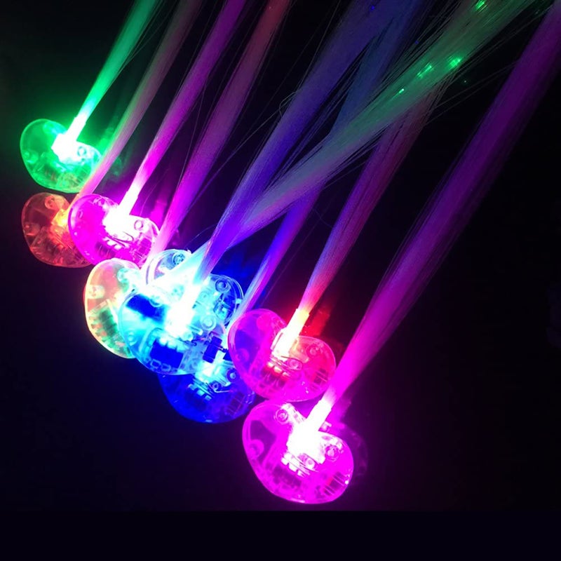 Light Up Hairpin: Green Braid, Fiber Optic & Plastic Material, Non-Fading Lightweight Design - Comfortable Hair Clip, 5-10 Hour Glow Time, One Size Fits Most for Night Parties, Concerts, Raves & Holid - Image 2