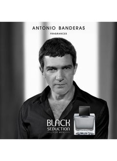 Antonio Banderas Antonio Banderas Seduction in Black for Men Eau de Toilette Spray, 3.4 Oz  - Image 2